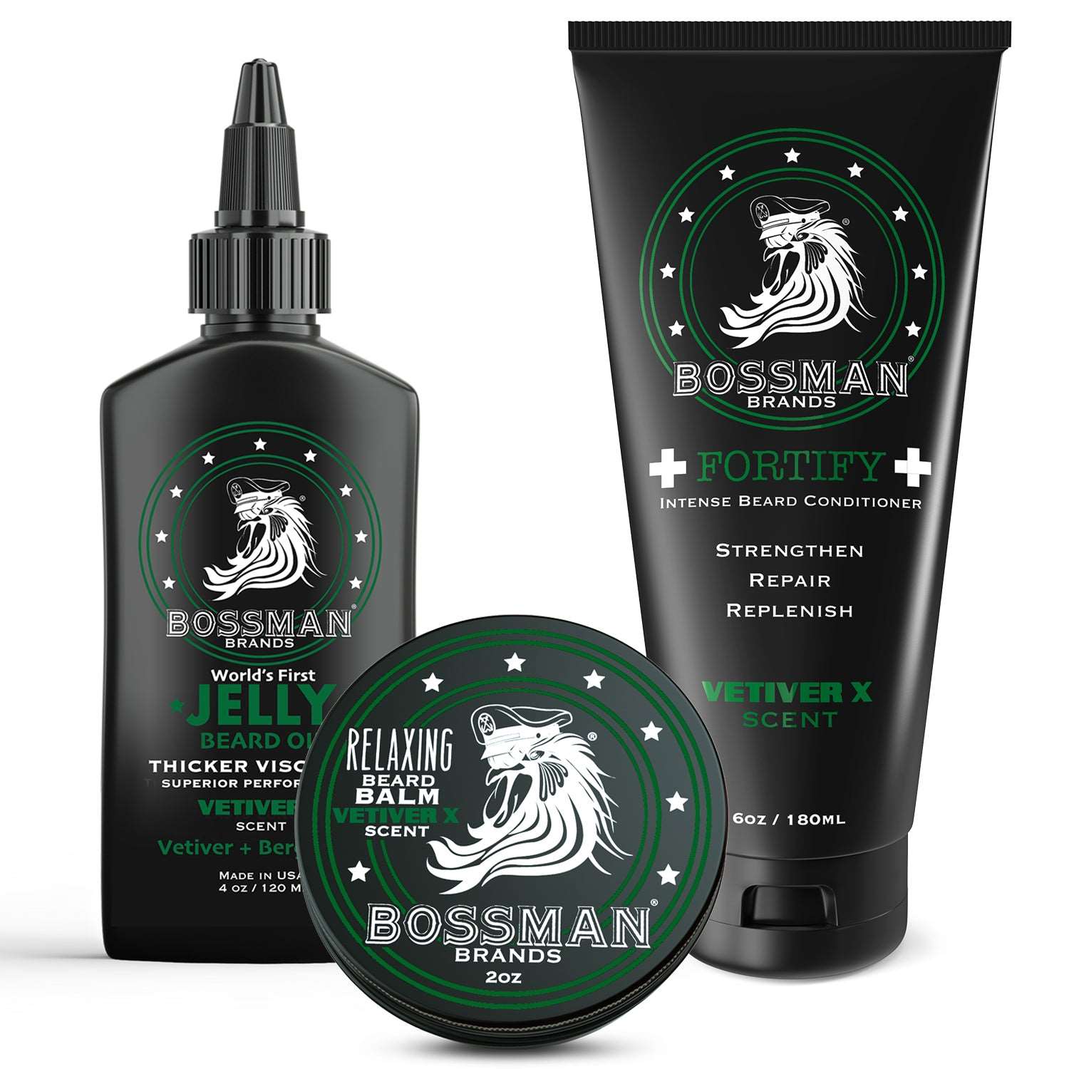 Essentials Beard Care Kit Bossman Brands