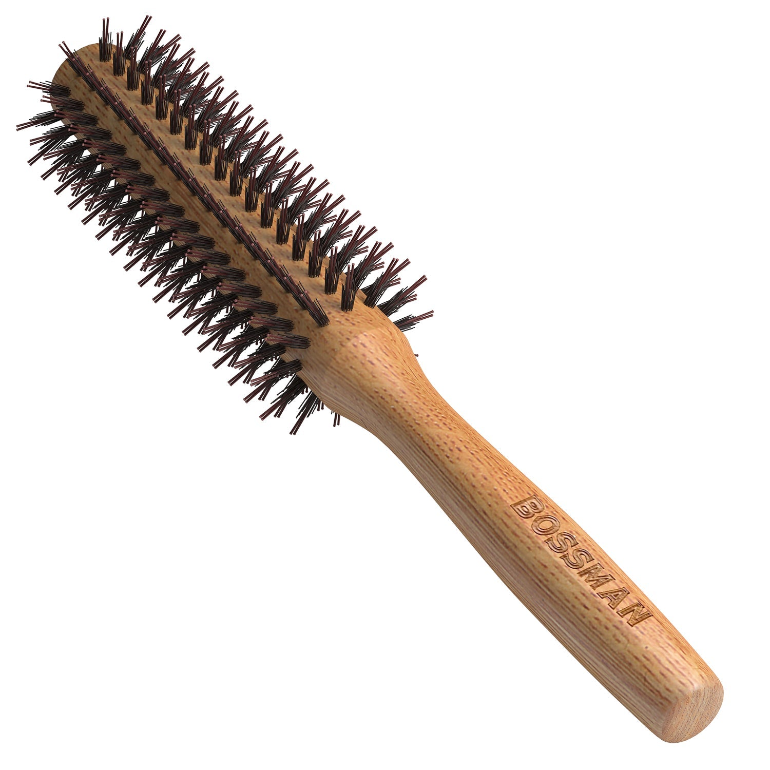 Round Brush | Bossman Round Boar & Nylon Bristle Brush (Round Brushes or Hair Brushes) Bossman Brands