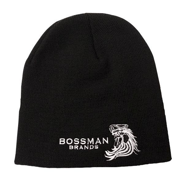 Bossman Knit Black Beanie Bossman Brands