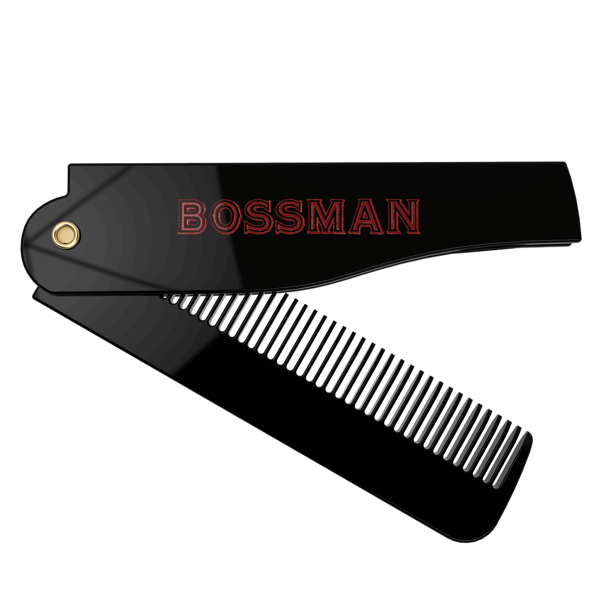 Bossman Set of 3 Acetate Beard, Mustache, Hair Combs Bossman Brands