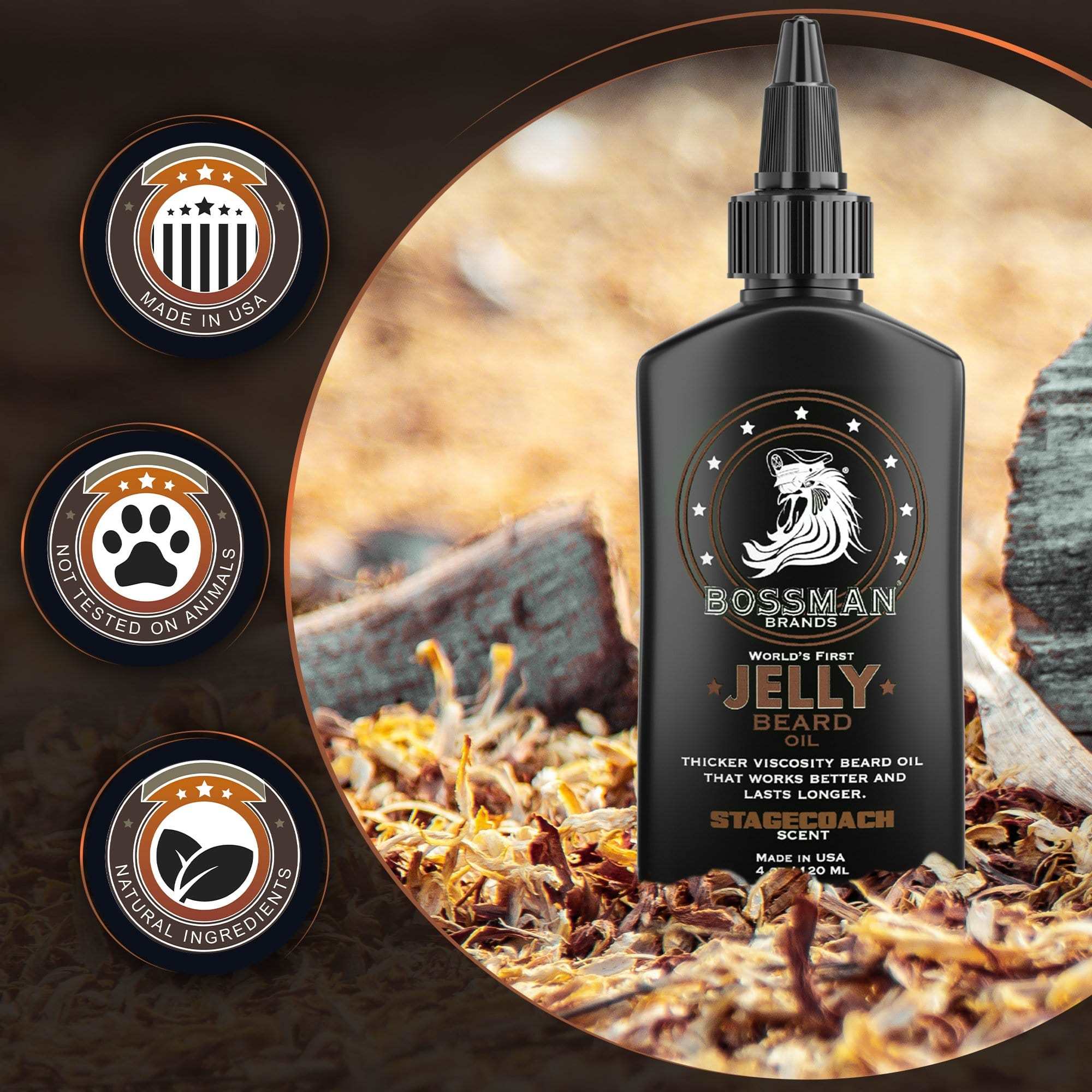 Jelly Beard Oil Bossman Brands